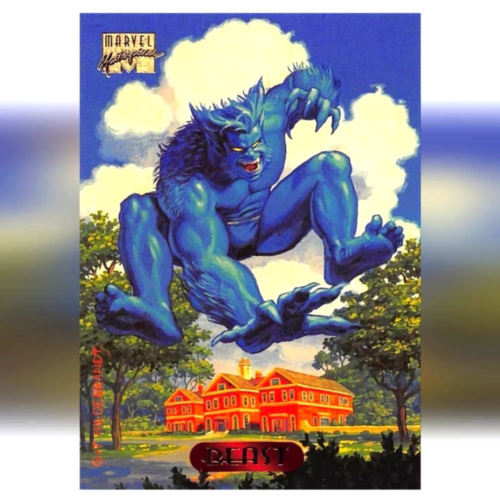 Beast Trading Card🦸 Marvel Universe 🔥 Marvel X-Men